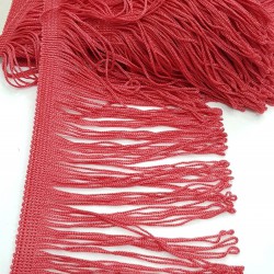 Kırmızı Saçak Şerit Püskül 10 cm 1 mt-SP-1045 Kırmızı Saçak Şerit Püskül 10 cm 1 mt-SP-1045