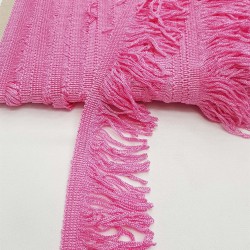 Pembe Saçak Şerit Püskül 7 cm 1 mt-SP-1050 Pembe Saçak Şerit Püskül 7 cm 1 mt-SP-1050