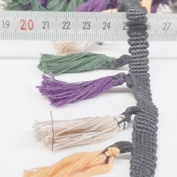 Karmaşık Renkli Pamuk Saçak Püskül-SP-1063 Karmaşık Renkli Pamuk Saçak Püskül-SP-1063