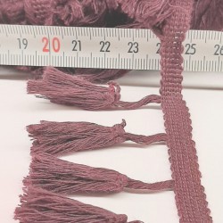 Mürdüm Pamuk Saçak Püskül-SP-1072 Mürdüm Pamuk Saçak Püskül-SP-1072