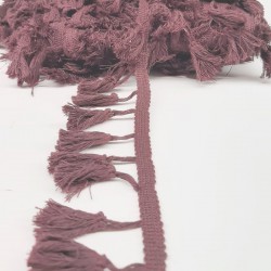 Mürdüm Pamuk Saçak Püskül-SP-1072 Mürdüm Pamuk Saçak Püskül-SP-1072