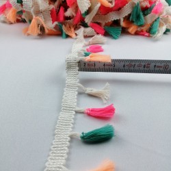 Karışık Renkli Saçak Püskül 1-SP-1075 Karışık Renkli Saçak Püskül 1-SP-1075