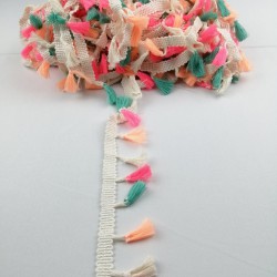 Karışık Renkli Saçak Püskül 1-SP-1075 Karışık Renkli Saçak Püskül 1-SP-1075