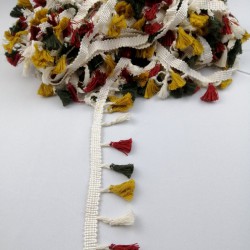 Karışık Renkli Saçak Püskül 2-SP-1076 Karışık Renkli Saçak Püskül 2-SP-1076