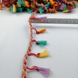 Karışık Renkli Saçak Püskül 3-SP-1077 Karışık Renkli Saçak Püskül 3-SP-1077