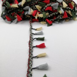 Karışık Renkli Saçak Püskül 4-SP-1078 Karışık Renkli Saçak Püskül 4-SP-1078