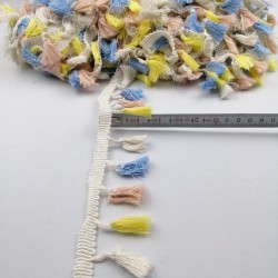 Karışık Renkli Saçak Püskül 6-SP-1080 Karışık Renkli Saçak Püskül 6-SP-1080