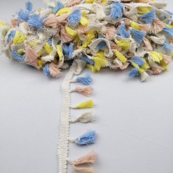 Karışık Renkli Saçak Püskül 6-SP-1080 Karışık Renkli Saçak Püskül 6-SP-1080