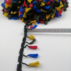 Karışık Renkli Saçak Püskül 7-SP-1081 Karışık Renkli Saçak Püskül 7-SP-1081