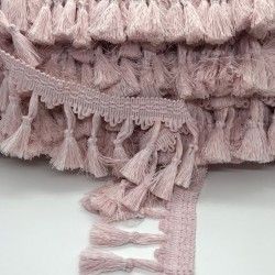 Pembe Topuzlu Sa&ccedil;ak Şerit P&uuml;sk&uuml;l-SP-1094