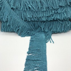 Petrol Mavi Bulyon Saçak Püskül-SP-1098