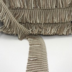 Krem Vizon Bulyon Saçak Püskül-SP-1102