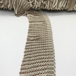 Krem Vizon Bulyon Saçak Püskül-SP-1102