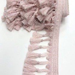 Açık Pembe Topuzlu Saçak Püskül-SP-1128