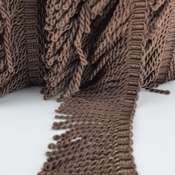 Kahve Bulyon Burgulu Saçak Püskül-SP-1135