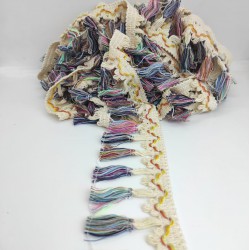 Renkli Renkli Saçak Pamuk Püskül-SP-1142 Renkli Renkli Saçak Pamuk Püskül-SP-1142