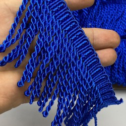 Saks Mavi Bulyon Saçak Püskül-SP-1152