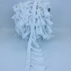 Beyaz Pamuk Saçak Püskül-SP-1158 Beyaz Pamuk Saçak Püskül-SP-1158