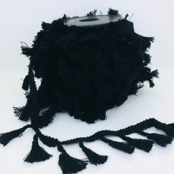 Siyah Pamuk Saçak Püskül-SP-1159