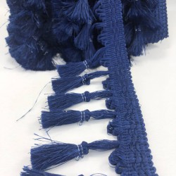 Lacivert Topuzlu Sa&ccedil;ak P&uuml;sk&uuml;l-SP-1185