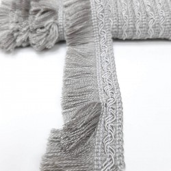 Gri İp Püskül Saçak Şerit-SP-1190 Gri İp Püskül Saçak Şerit-SP-1190