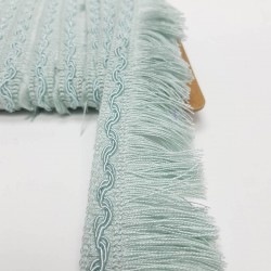 Mint Yeşil İp Püskül Saçak Şerit-SP-1192 Mint Yeşil İp Püskül Saçak Şerit-SP-1192