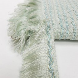 Su Yeşili İp Püskül Saçak Şerit-SP-1193 Su Yeşili İp Püskül Saçak Şerit-SP-1193