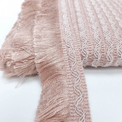 Pudra İp Püskül Saçak Şerit-SP-1194 Pudra İp Püskül Saçak Şerit-SP-1194