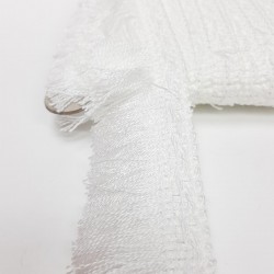 Beyaz İp Püskül Saçak Şerit-SP-1201 Beyaz İp Püskül Saçak Şerit-SP-1201