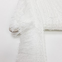 Beyaz İp Püskül Saçak Şerit-SP-1201 Beyaz İp Püskül Saçak Şerit-SP-1201