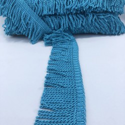 Turkuaz Bulyon Saçak Püskül-SP-1236