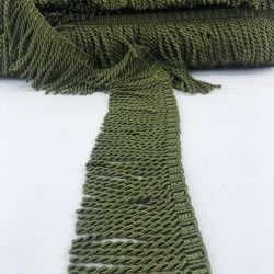 Antik Yeşil Bulyon Saçak Püskül-SP-1238