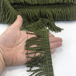 Antik Yeşil Bulyon Saçak Püskül-SP-1238