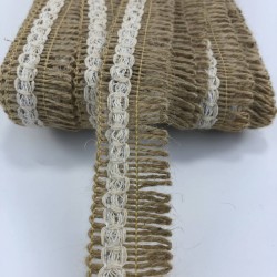 Hasır Beyaz Detaylı Saçak Püskül-SP-1244 Hasır Beyaz Detaylı Saçak Püskül-SP-1244