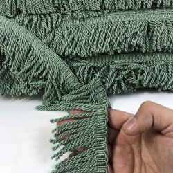 Küf Yeşili Rengi Bulyon Saçak Püskül-SP-1261