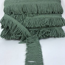 Küf Yeşili Rengi Bulyon Saçak Püskül-SP-1261