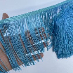 Turkuaz Saçak Püskül 15 Cm -SP-1266