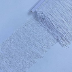 Beyaz Saçak Püskül 15 Cm -SP-1274 Beyaz Saçak Püskül 15 Cm -SP-1274