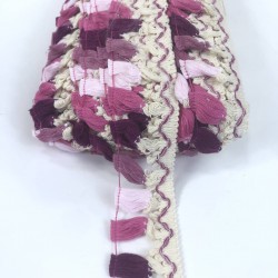 Mor Fuşya Renkli Dekoratif Saçak Püskül-SP-1291 Mor Fuşya Renkli Dekoratif Saçak Püskül-SP-1291