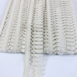 Krem Çaprazlı Dekoratif Saçak Şerit Püskül-SP-1298 Krem Çaprazlı Dekoratif Saçak Şerit Püskül-SP-1298