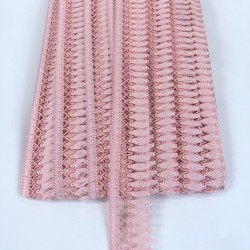 Pembe Çaprazlı Dekoratif Saçak Şerit Püskül-SP-1300 Pembe Çaprazlı Dekoratif Saçak Şerit Püskül-SP-1300