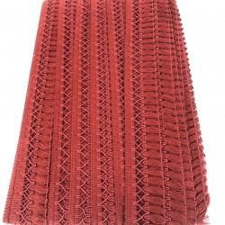 Kırmızı Çaprazlı Dekoratif Saçak Şerit Püskül-SP-1307 Kırmızı Çaprazlı Dekoratif Saçak Şerit Püskül-SP-1307