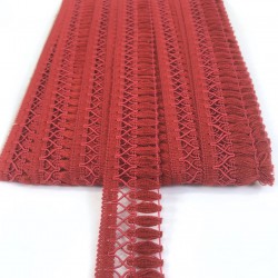 Kırmızı Çaprazlı Dekoratif Saçak Şerit Püskül-SP-1307 Kırmızı Çaprazlı Dekoratif Saçak Şerit Püskül-SP-1307