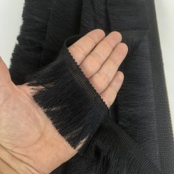 Yüksek Kalite Siyah İp Saçak Püskül-SP-1309