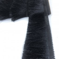 Yüksek Kalite Siyah İp Saçak Püskül-SP-1309