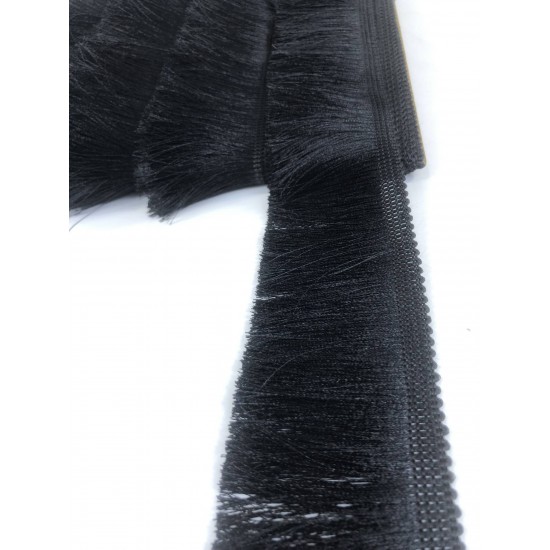 Yüksek Kalite Siyah İp Saçak Püskül-SP-1309