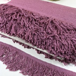 Mürdüm Rengi Saçak Püskül En 7 Cm 1 Metre-SP-1314 Mürdüm Rengi Saçak Püskül En 7 Cm 1 Metre-SP-1314