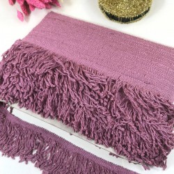 Mürdüm Rengi Saçak Püskül En 7 Cm 1 Metre-SP-1314 Mürdüm Rengi Saçak Püskül En 7 Cm 1 Metre-SP-1314