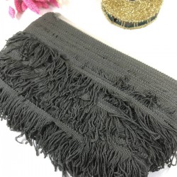 Haki Rengi Saçak Püskül En 7 Cm 1 Metre-SP-1316 Haki Rengi Saçak Püskül En 7 Cm 1 Metre-SP-1316