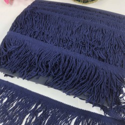 Lacivert Saçak Püskül En 10 Cm 1 Metre-SP-1318 Lacivert Saçak Püskül En 10 Cm 1 Metre-SP-1318